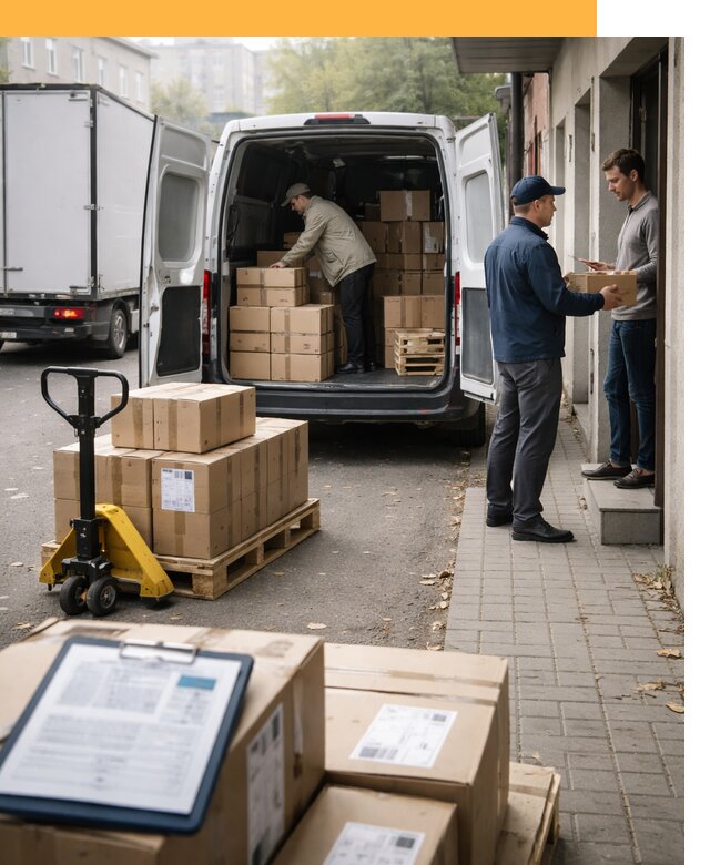 Доставка грузов от двери до двери с таможней от 46242 руб.