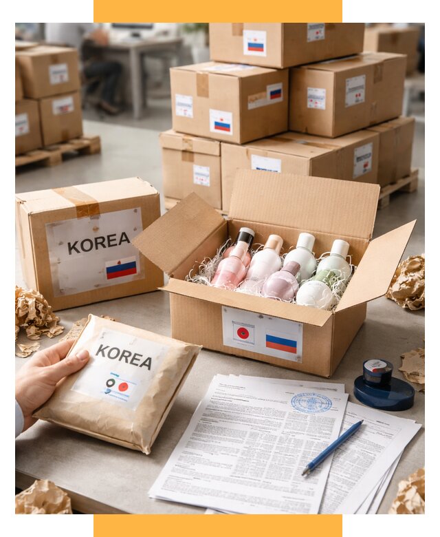 Доставка косметики из Кореи от 8735 р. под ключ | СетСервис-Гтч