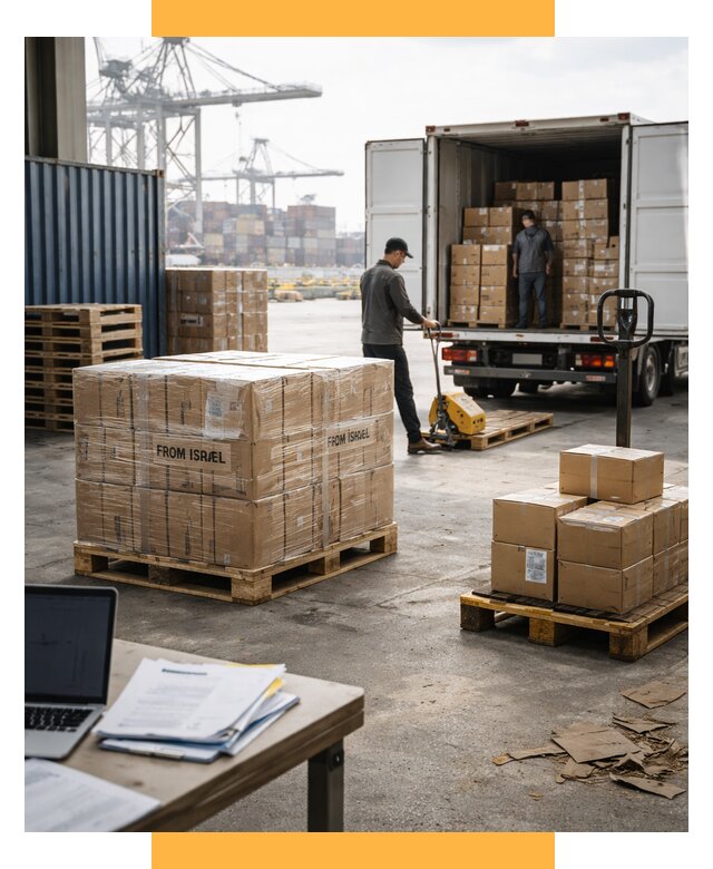 Доставка грузов из Израиля от 15414 р., логистика от СетСервис-Гтч