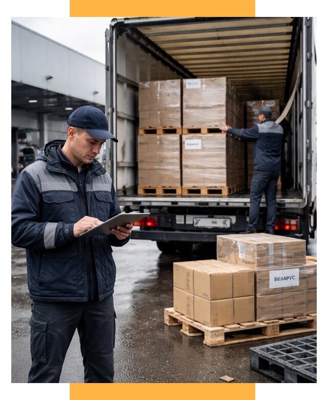 Доставка грузов из Беларуси от 15414 р. логистика СетСервис-Гтч
