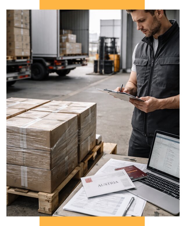 Доставка в Австрию от 66794 р. Логистика и экспорт СетСервис-Гтч