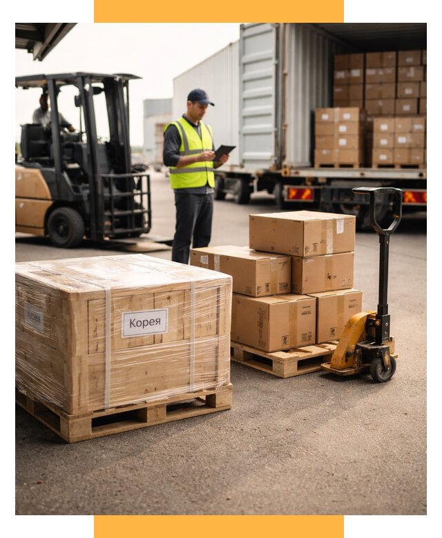 Доставка грузов в Корею из России от 35966 р. | СетСервис-Гтч