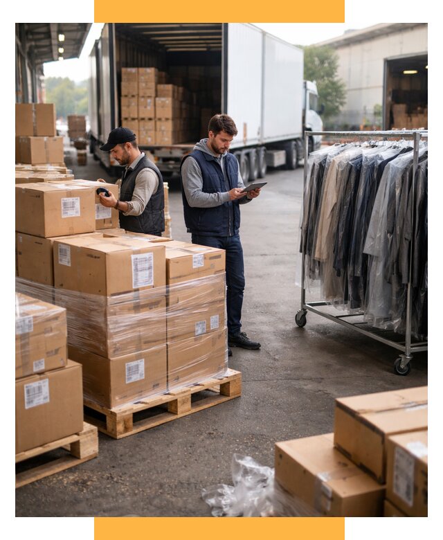 Перевозка и доставка одежды из Китая от 7707 р., СетСервис-Гтч