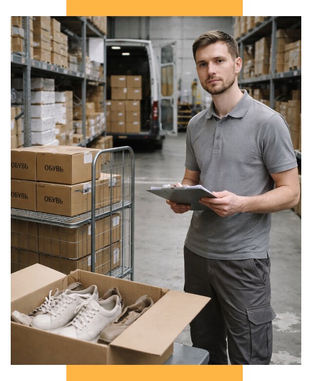 Доставка обуви из Китая и Турции от 4624 р. СетСервис-Гтч