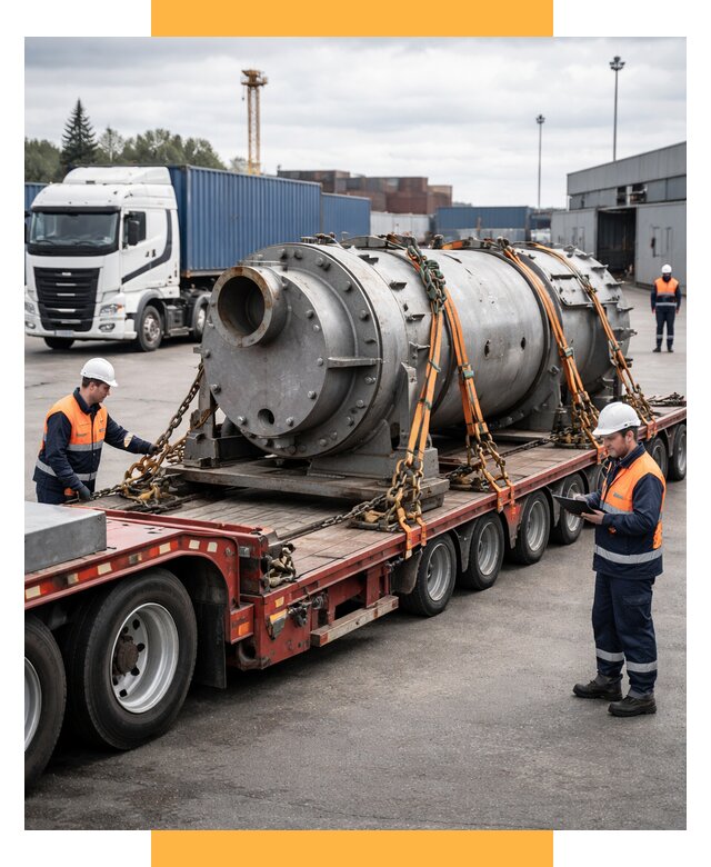 Перевозка тяжеловесных грузов под ключ от 154140 р. | СетСервис-Гтч